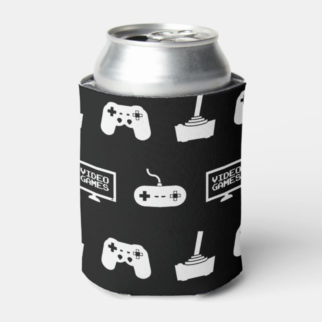 Videos Games Themed Gaming Design Video Game Gamer Dosenkühler (Kanne Vorderseite)