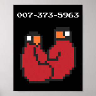 Videospiel 90er 45er Codes Funny Gift Poster