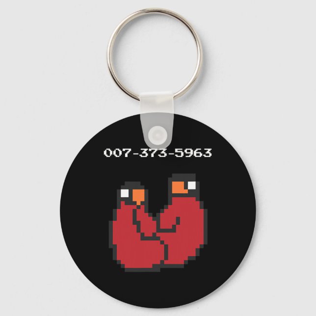 Videospiel 90er 45er Codes Funny Gift Schlüsselanhänger (Vorderseite)