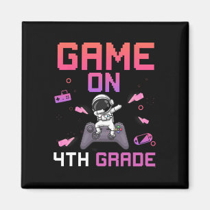Videospiel auf dem 4th Grade Gamer CD to School Fi Magnet