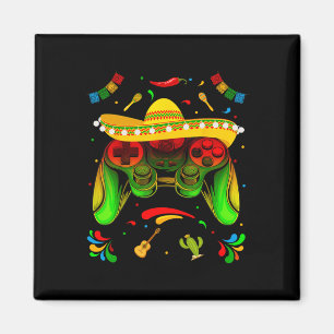 Videospiel Cinco De Mayo Boys Kinder Lasst uns Fie Magnet