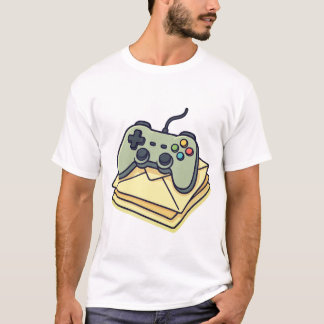 Videospiel-Controller auf einem Poststapel – Süße T-Shirt