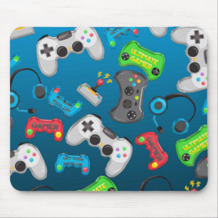 Videospiel-Controller Gamer Spaß Bunt Mousepad
