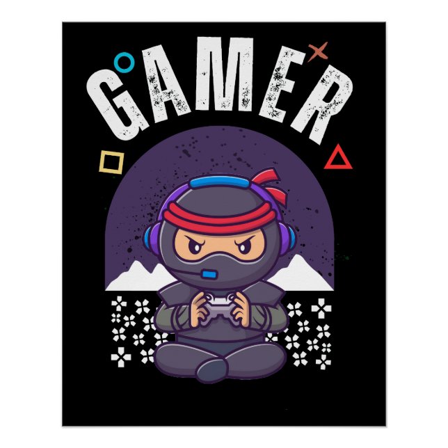 Videospiel-Controller Poster (Vorderseite)