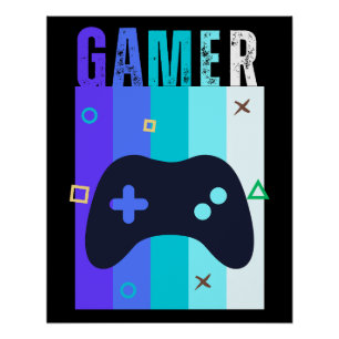 Videospiel-Controller Poster