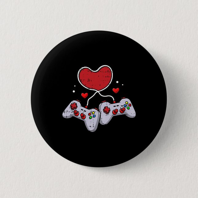 Videospiel Controller Valentinstag Cool Gaming G Button (Vorderseite)