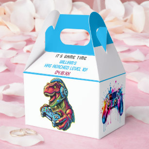 Videospiel Dinosaurier Gaming Geburtstagsparty Geschenkschachtel