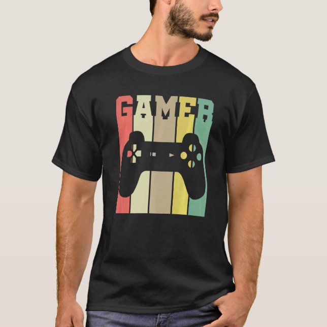 Videospiel für den Grafikkonsole-Player-Controller T-Shirt (Vorderseite)