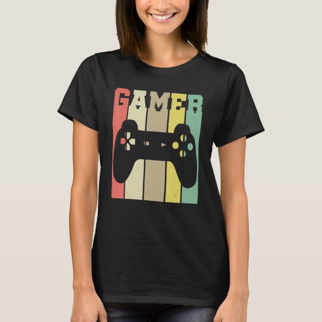 Videospiel für den Grafikkonsole-Player-Controller T-Shirt (Vorderseite)