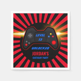 Videospiel Geburtstag Serviette