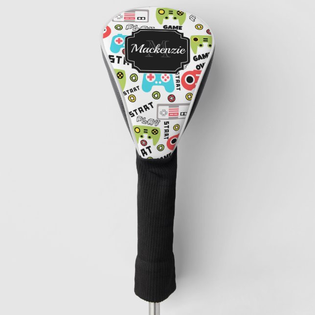 Videospiel Golf Headcover (Vorderseite)