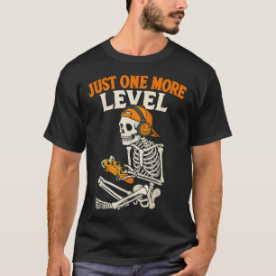 Videospiel Halloween Skeleton Gamer Costume Men T-Shirt