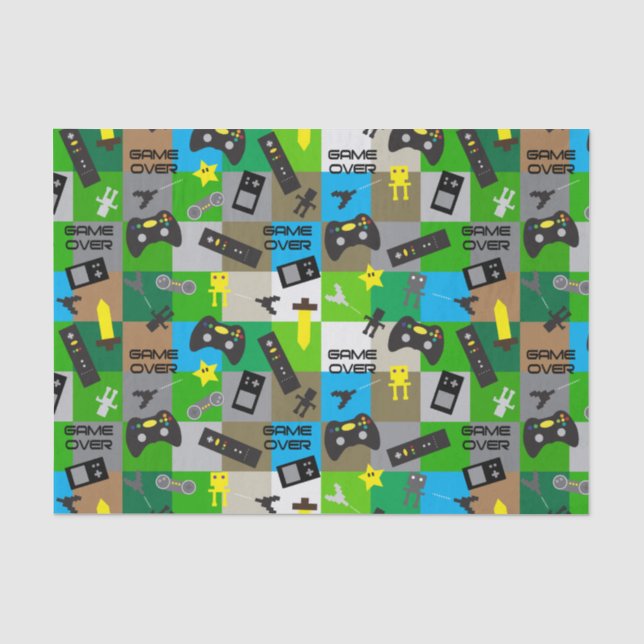 Videospiel-LKWGamer Seidenpapier (Vorderseite)