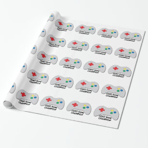 Videospiel-Meister Geschenkpapier
