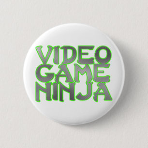 VIDEOSPIEL NINJA (Grün) Button