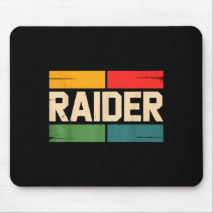 Videospiel-Raider Vintage Retro Männer Frauen Mädc Mousepad