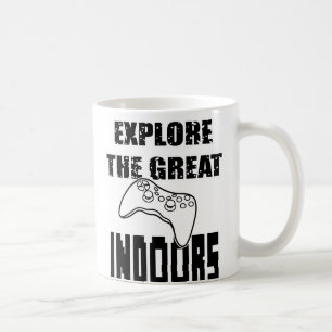 Videospiel-Themed Tasse: Erforschen Sie das große Kaffeetasse