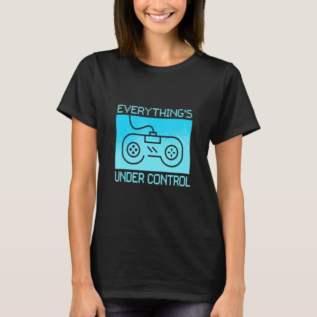 Videospielcontroller Gaming Console Gamer Streami T-Shirt (Vorderseite)