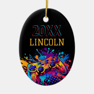 Videospielcontroller Keramik Ornament