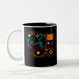 Videospielcontroller Zweifarbige Tasse