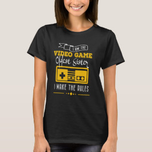 Videospiele Älteste Sister Gamers Matching Joke T-Shirt