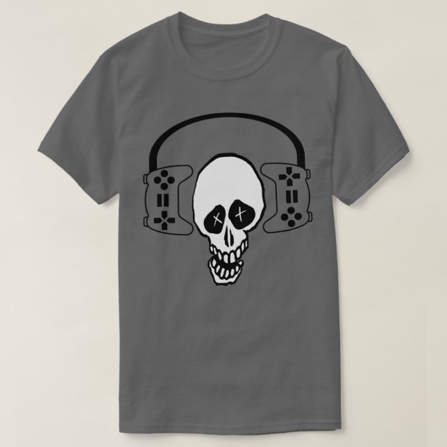 Videospiele faulen das Gehirn 55 T-Shirt (Design vorne)