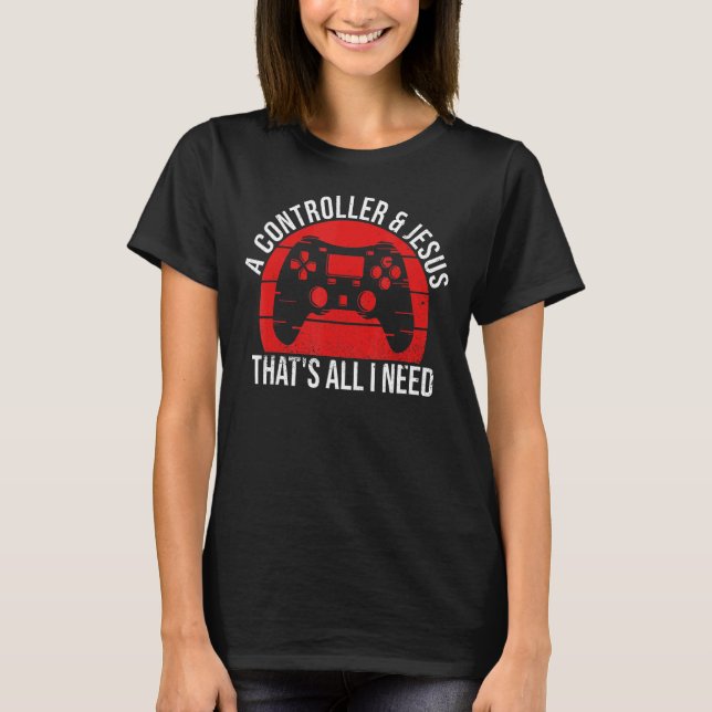 Videospiele für einen Online-Gamer T-Shirt (Vorderseite)