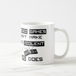Videospiele machen uns nicht heftig (Computer) Kaffeetasse