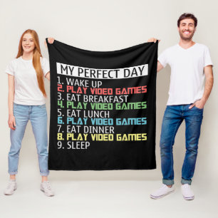 Videospiele perfekt Tagesprache Fleecedecke