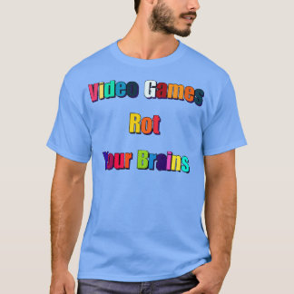 Videospiele Rot Your Brains 14 T-Shirt