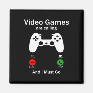 Videospiele rufen an und ich muss lustig sein, Con Magnet