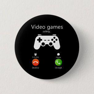 Videospiele rufen lustigen Gaming Retro Gamer G Button