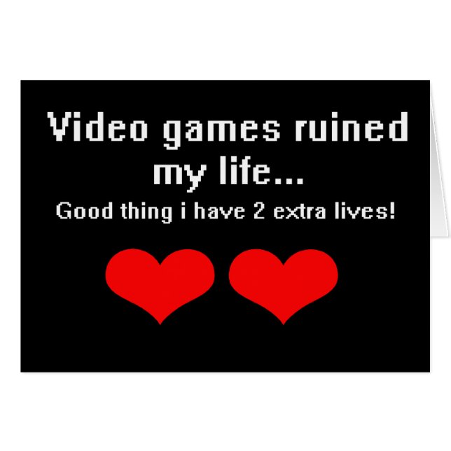 Videospiele ruinierten mein Leben… (Vorderseite (Horizontal))