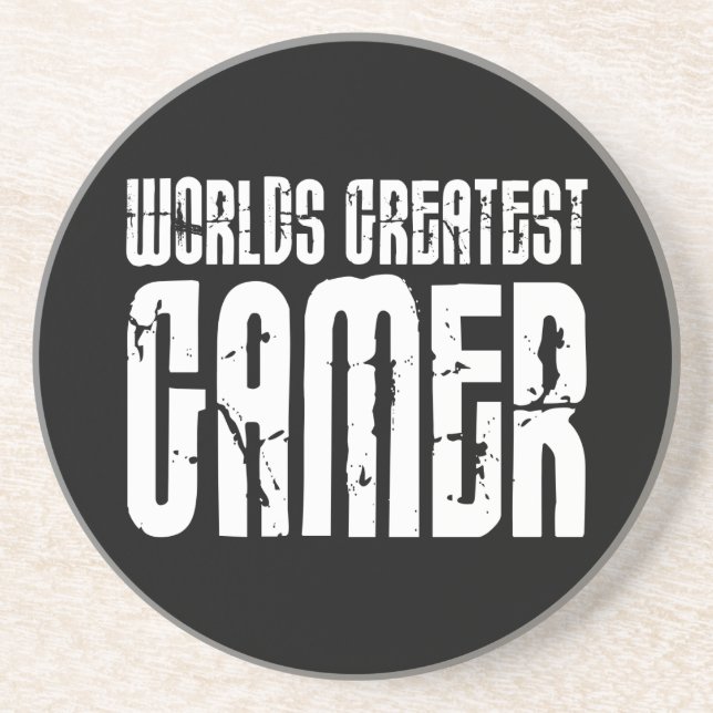 Videospiele Spiel u. Gamersweltbester Gamer Getränkeuntersetzer (Vorne)