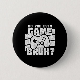 Videospiele spielen - PC-Konsole Gaming - Lustiges Button
