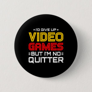Videospiele spielen - Videospieler Meme - Lustiges Button