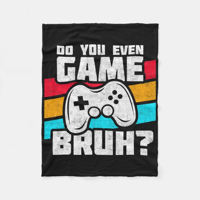 Videospiele spielen - Videospieler Meme - Lustiges Fleecedecke (Vorderseite)