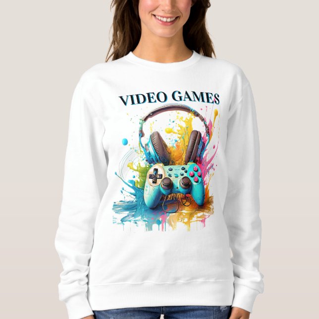 Videospiele Sweatshirt (Vorderseite)