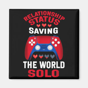 Videospiele Valentinstag Gamer Gaming Magnet