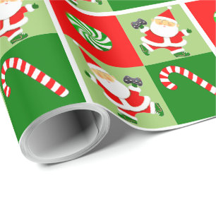 Videospieler-Geschenk zur Feiertag Geschenkpapier