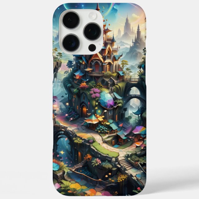 Videospielgrafiken für Retro iPhone 16 Pro Max Hülle (Rückseite)