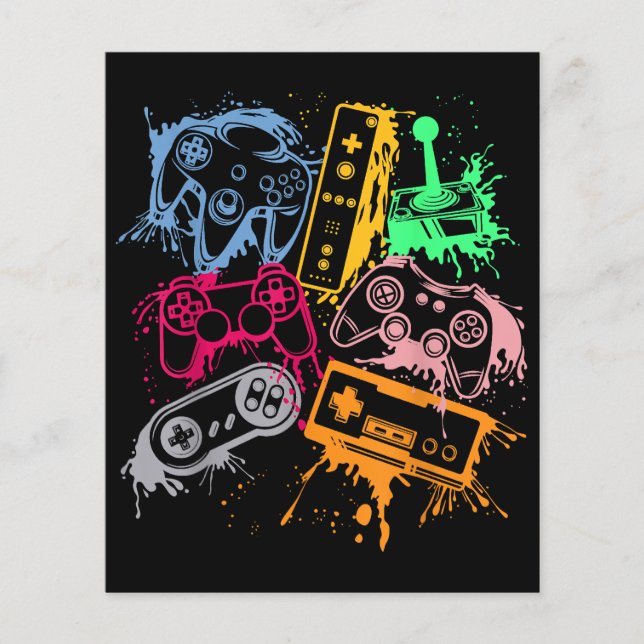 Videospielkonsole Controller Retro 80's 90's Arc (Vorderseite)