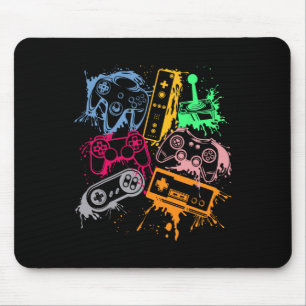 Videospielkonsole Controller Retro 80's 90's Arc Mousepad