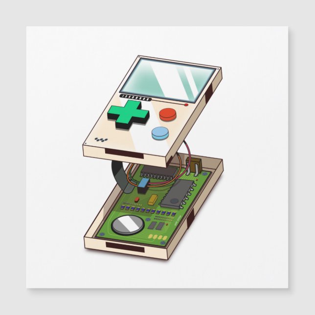 Videospielkonsole Magnetkarte (Vorderseite)