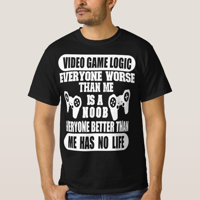 Videospiellogik T-Shirt (Vorderseite)