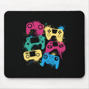 Videospielregler Grafisches T-Shirt für Gamerfarbe Mousepad