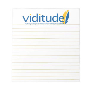 Viditude kleiner gezeichneter Notizblock
