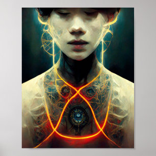 Vie artificielle 5 Science-fiction Poster d'art