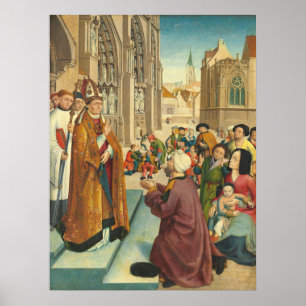 Vie d'un évêque Saint - Poster des Beaux-Arts de S