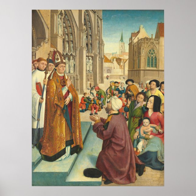 Vie d'un évêque Saint - Poster des Beaux-Arts de S (Devant)